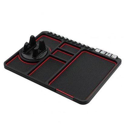 Car Parking Number Card Anti-Slip Mat with Phone mount holder