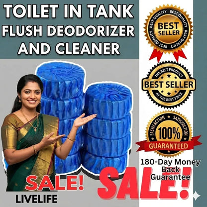 🚽 Toilet Cleaning Tablet (BUY 1 GET 1 FREE) | Automatic Cleaner & Deodorizer 🔥
