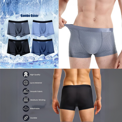 Premium Ice Silk Men's Underwear (Pack of 3)