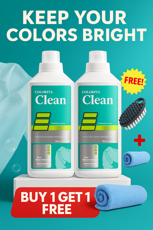 8 in 1 Colour Bleach Laundry Detergent Stain Remover ( BUY 1 GET 1 FREE )