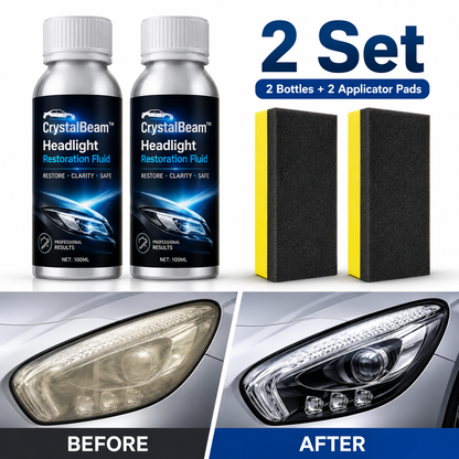 🚗 CrystalBeam™ Headlight Restoration Fluid