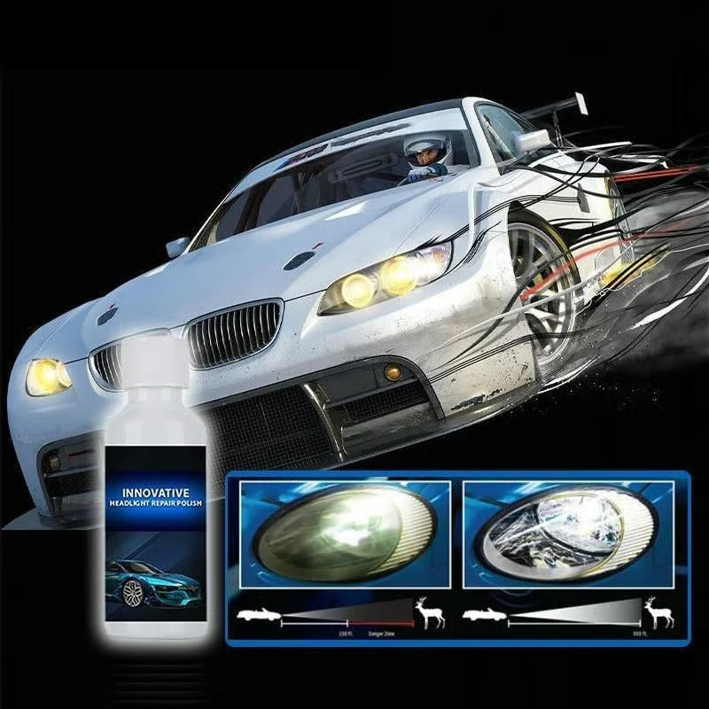🚗 CrystalBeam™ Headlight Restoration Fluid