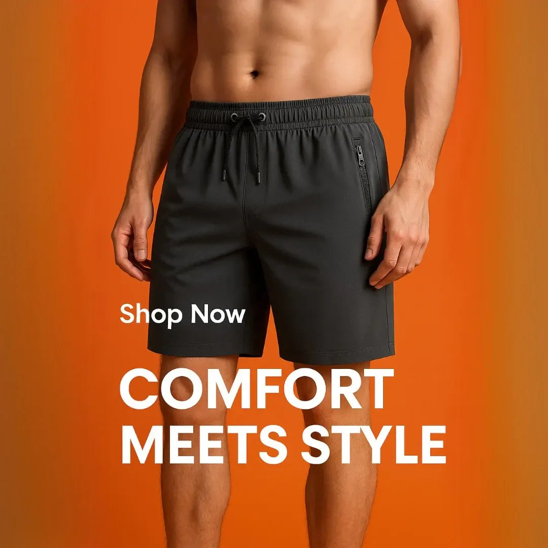 Men's Stretch Shorts (Pack of 3) | Soft & Breathable Summer Wear @ Just Rs.699/-